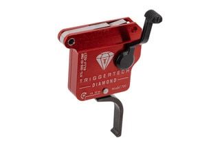 TriggerTech Rem 700 Black Diamond Trigger with red PVD finish